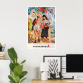 Chiapas Kunst Mexico Reisposter Mexicaanse Print (Thuiskantoor)