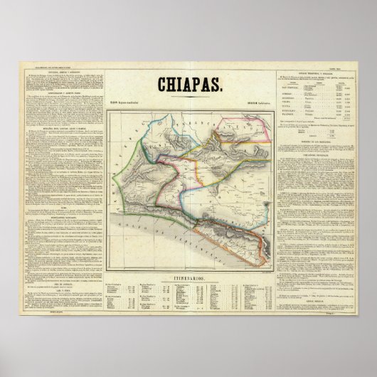 Chiapas, Mexico Poster (Voorkant)