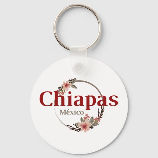 Chiapas Mexico Travel Destination Bridesmaid Sleutelhanger (Voorkant)