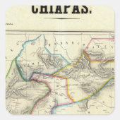 Chiapas, Mexico Vierkante Sticker (Voorkant)