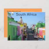 Chiappini Street Bo Kaap Kaapstad Zuid-Afrika Briefkaart (Voorkant / Achterkant)