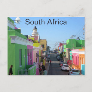 Chiappini Street Bo Kaap Kaapstad Zuid-Afrika Briefkaart