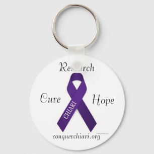 CHIARI, Cure, Hope, Research, conquerchiari.org Sleutelhanger