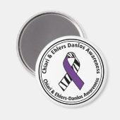 Chiari en EDS Zebra Stripe Ribbon Magnet (Voorkant / Achterkant)