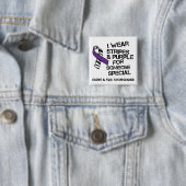 Chiari en Ehlers Danlos Awareness Ribbon Button (In situ)