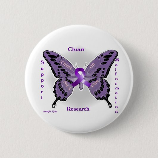 Chiari Malformatie: Chiari aan! Ronde Button 5,7 Cm (Voorkant)