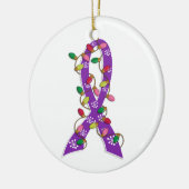 Chiari Malformatie kerstllamlint Keramisch Ornament (Links)