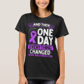 Chiari Malformation Awarenes Warrior Chiari Ribbon T-shirt (Voorkant)