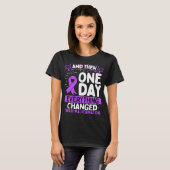 Chiari Malformation Awarenes Warrior Chiari Ribbon T-shirt (Voorkant volledig)