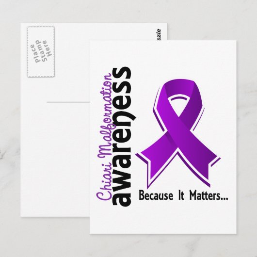 Chiari Malformation Awareness 5 Briefkaart (Voorkant / Achterkant)
