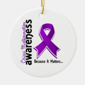 Chiari Malformation Awareness 5 Keramisch Ornament (Voorkant)