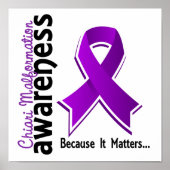 Chiari Malformation Awareness 5 Poster (Voorkant)