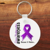 Chiari Malformation Awareness 5 Sleutelhanger (Voorkant)