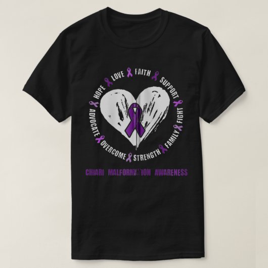Chiari Malformation Awareness Arnold Chiari Malfor T-shirt (Design voorkant)