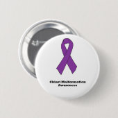 Chiari Malformation Awareness Button (Voorkant /achterkant)