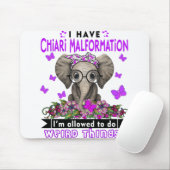 Chiari Malformation Awareness Month Ribbon Gifts Muismat (Met muis)