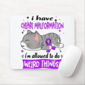 Chiari Malformation Awareness Month Ribbon Gifts Muismat (Met muis)