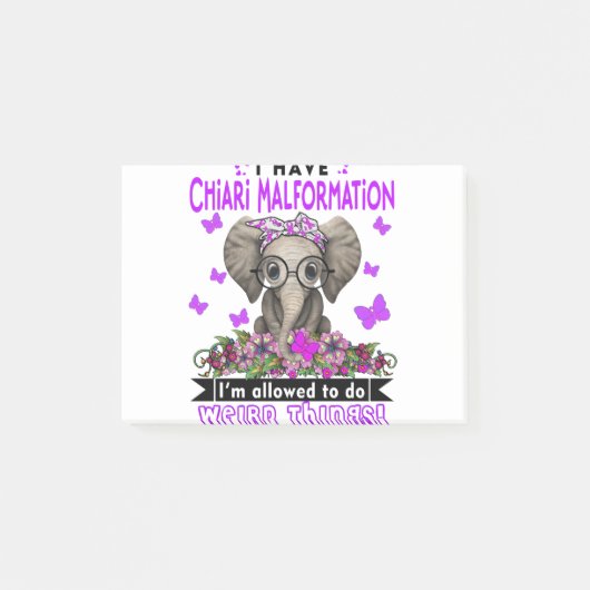 Chiari Malformation Awareness Month Ribbon Gifts Post-it® Notes (Voorkant)