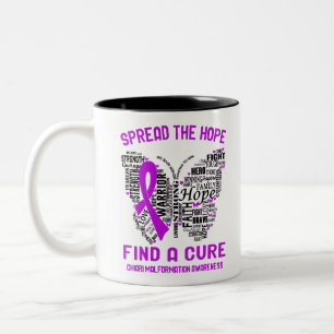 Chiari Malformation Awareness Month Ribbon Gifts Tweekleurige Koffiemok