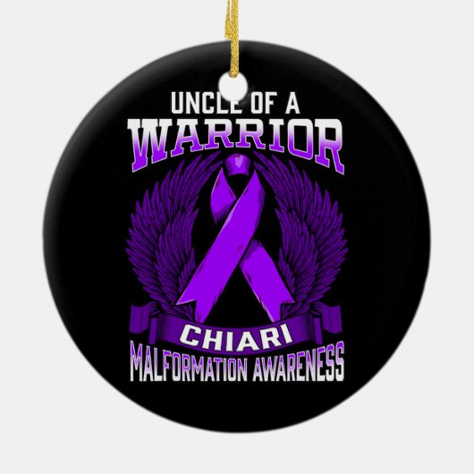 Chiari Malformation Awareness Oom Support Keramisch Ornament (Achterkant)