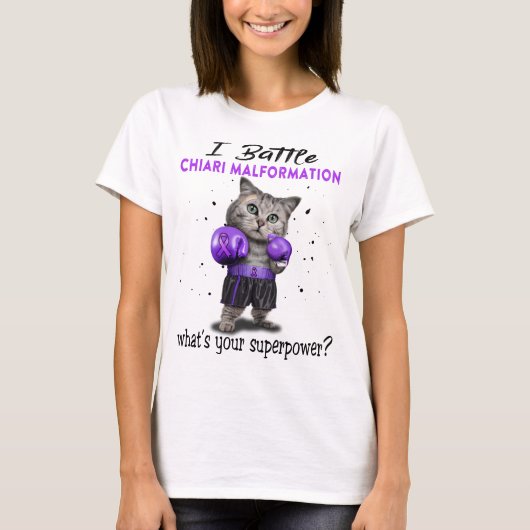 Chiari Malformation Awareness Ribbon Support Gifts T-shirt (Voorkant)