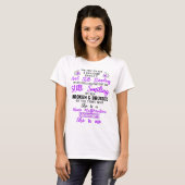 Chiari Malformation Awareness Ribbon Support Gifts T-shirt (Voorkant volledig)