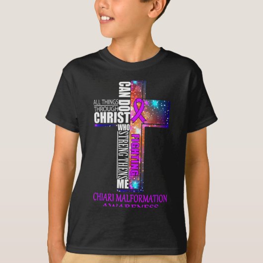 Chiari Malformation Awareness Shirt - Christmas Gi (Voorkant)