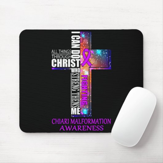 Chiari Malformation Awareness Shirt - Christmas Gi Muismat (Met muis)