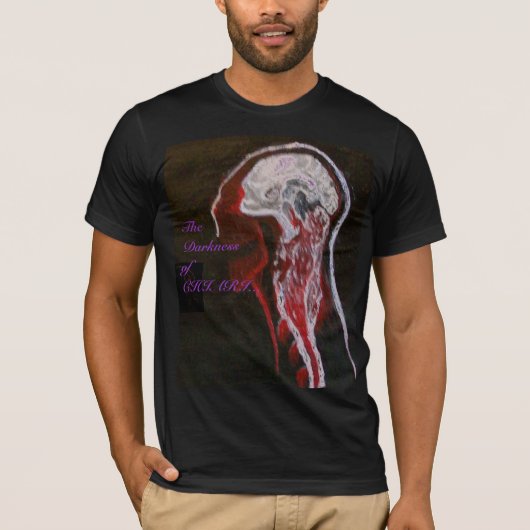 Chiari Malformation Awareness T-shirt (Voorkant)