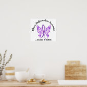Chiari Malformation Butterfly 6.1 Poster (Keuken)