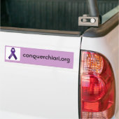 Chiari Malformation, conquerchiari.org Bumpersticker (Op Truck)