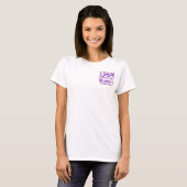 Chiari Malformation Hope Words Collage T-shirt (Voorkant volledig)