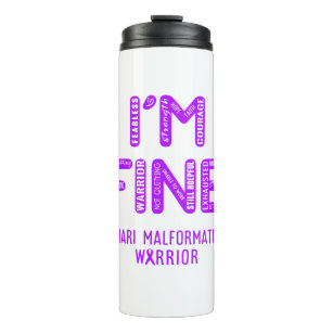 Chiari Malformation Warrior - I AM FINE Thermosbeker