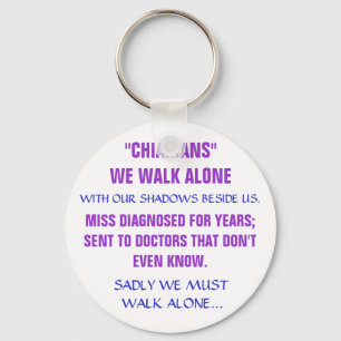 "CHIARIANEN" WE GAAN ALLEEN, MET ONZE SHADOWS BESI SLEUTELHANGER