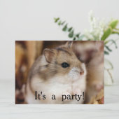 Chibby-feestuitnodigingen Kaart (Staand voorkant)