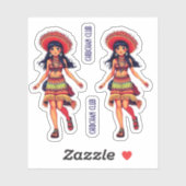 CHIBCHAN CLUB STICKER (Vel)