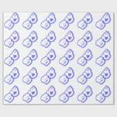 Chibi ち び Japans nihongo Hiragana script Cadeaupapier (Vlak)