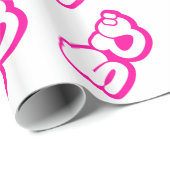 Chibi ち び Japans nihongo Hiragana script Cadeaupapier (Rol Hoek)