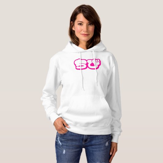 Chibi ち び Japans nihongo Hiragana script Hoodie (Voorkant volledig)