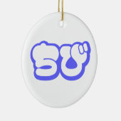 Chibi ち び Japans nihongo Hiragana script Keramisch Ornament (Rechts)