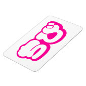 Chibi ち び Japans nihongo Hiragana script Magneet (Linkerzijde)