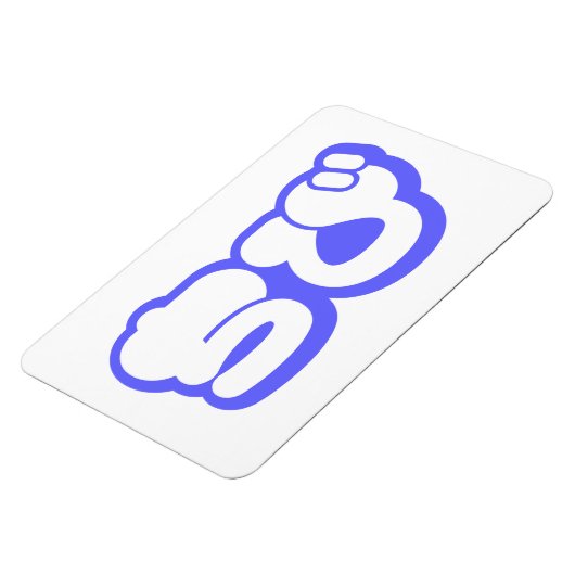 Chibi ち び Japans nihongo Hiragana script Magneet (Linkerzijde)