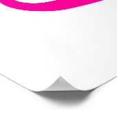 Chibi ち び Japans nihongo Hiragana script Poster (Hoek)