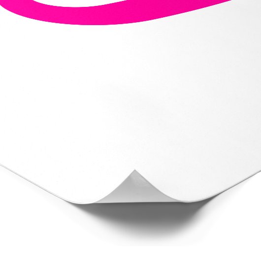 Chibi ち び Japans nihongo Hiragana script Poster (Hoek)