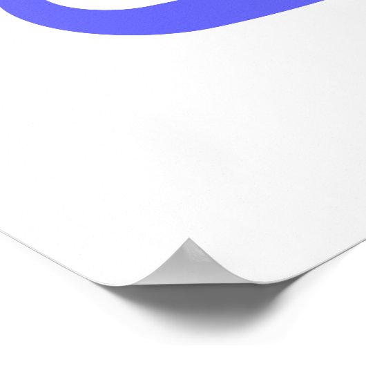 Chibi ち び Japans nihongo Hiragana script Poster (Hoek)