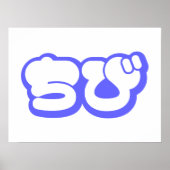 Chibi ち び Japans nihongo Hiragana script Poster (Voorkant)