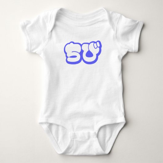 Chibi ち び Japans nihongo Hiragana script Romper (Voorkant)