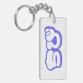 Chibi ち び Japans nihongo Hiragana script Sleutelhanger (Voorkant Links)