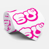 Chibi ち び Japans nihongo Hiragana script Stropdas (Opgerold)