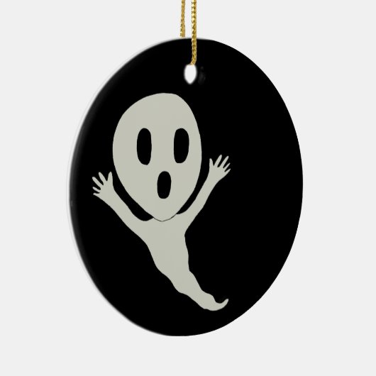 Chibi-achtige geest keramisch ornament (Rechts)